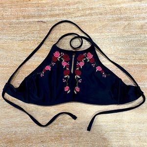 Xhilaration High Neck Bikini Top